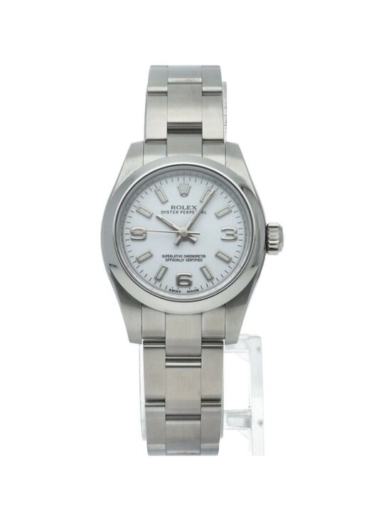 Rolex Oyster Perpetual 26 Watch Box SS White main image 6